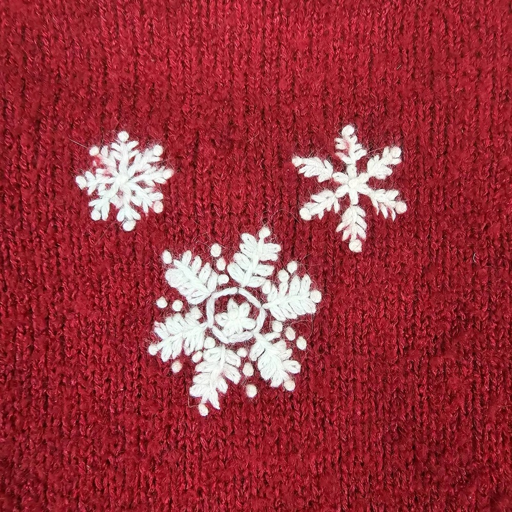 WOMANS CROFT AND BARROW WINTER SNOWMAN CARDIGAN - Picture 9 of 12
